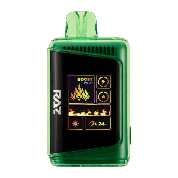 RAZ LTX Sour Watermelon Peach 25K Disposable Vape – 25,000 Puffs, Dual Mesh Coil, 5% Nicotine, Turbo Mode, USB-C Rechargeable, LED Smart Display – Tart Watermelon & Juicy Peach Flavor Blend