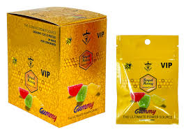 Royal Honey VIP Gummy  Natural Energy & Stamina Support Premium Honey & Herbal Blend  Boosts Vitality, Focus & Performance 30 Gummies  Sweet & Convenient