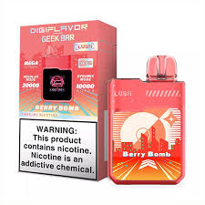 Geek Bar Pulse 20000 – Berry Bomb | Disposable Vape | Up to 20,000 Puffs | 5% Nic Salt | Dual Mode (Turbo & Eco) | USB-C Rechargeable | LED Display