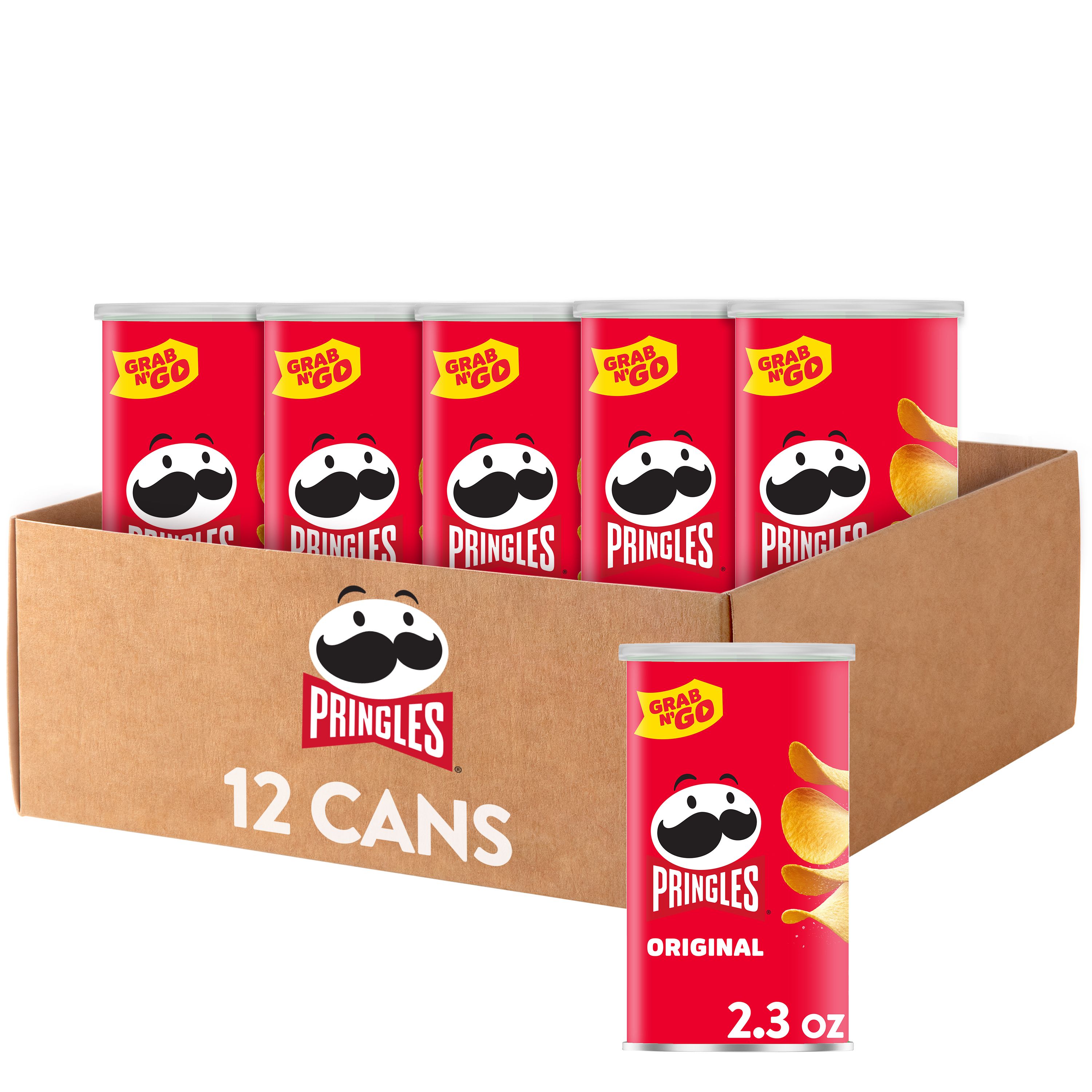 Pringles Snack Stacks – 12 Small Cans Variety Pack, Potato Crisps Chips, Travel Size, Lunchbox Friendly, Party Snacks by Tampa Wholesale Inc