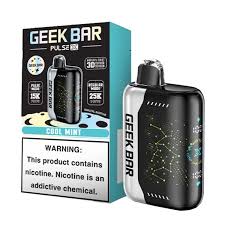 Geek Bar Pulse 25000 Puff Disposable Vape – Cool Mint Flavor | Rechargeable | Dual Mesh Coil | Smart LED Display | Smooth Menthol Hit | Leakproof & Authentic Design