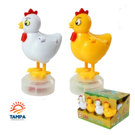 Lay Eggs Chick Toy Candy Pooping Chick Candy Toy with Colorful Eggs Fun Novelty Easter Candy, Bulk Party Favor Toys for Kids, Classroom Prizes, Stocking Stuffers