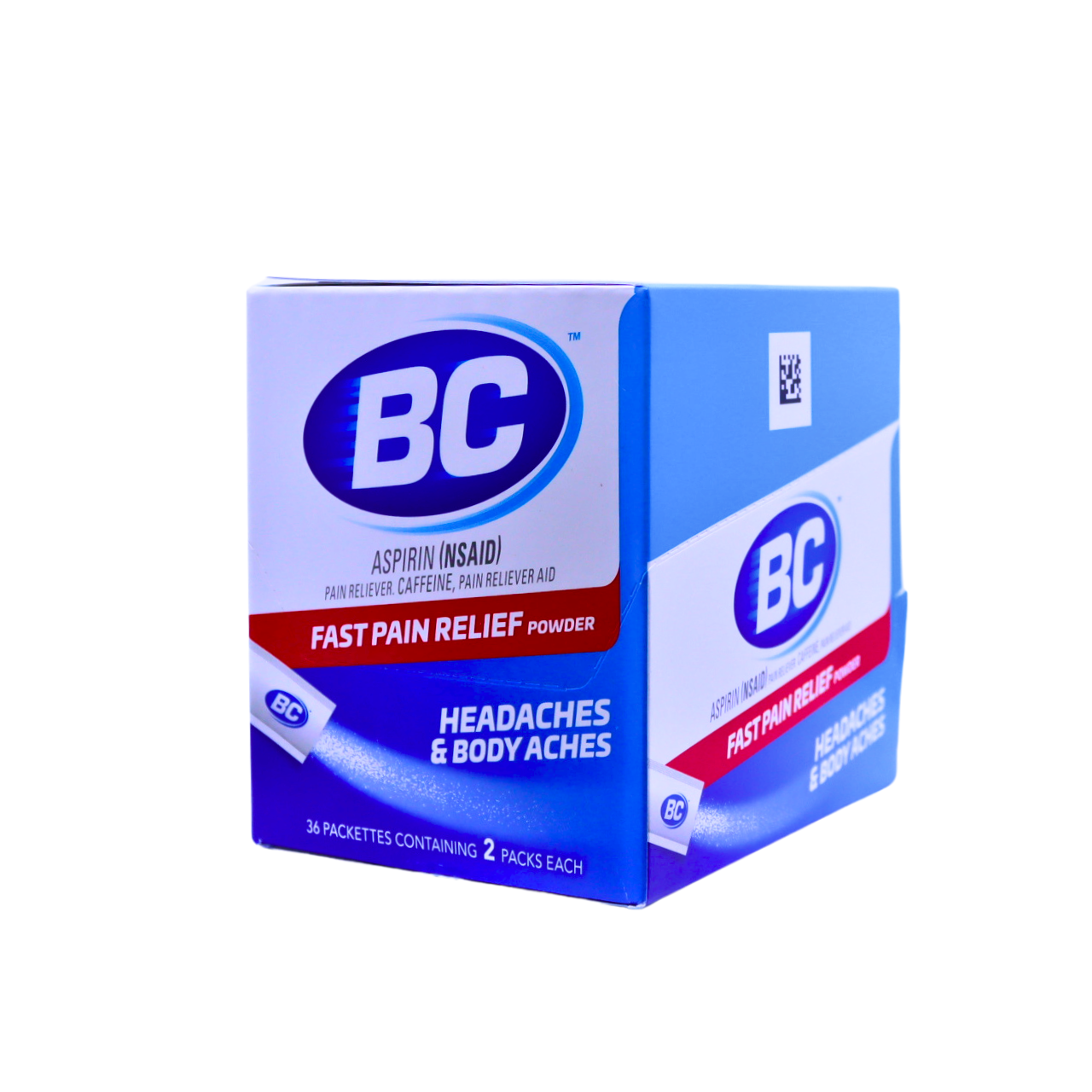 BC Powder – Original Formula – 2-Pack – Fast Pain Relief for Headaches, Body Aches & More