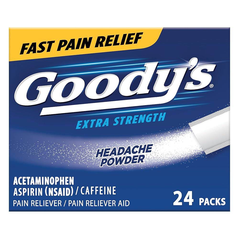 Goody’s Extra Strength Headache Powder – 36 Pack (2-Count Sachets) – Fast Pain Relief for Headaches, Minor Aches & Pains