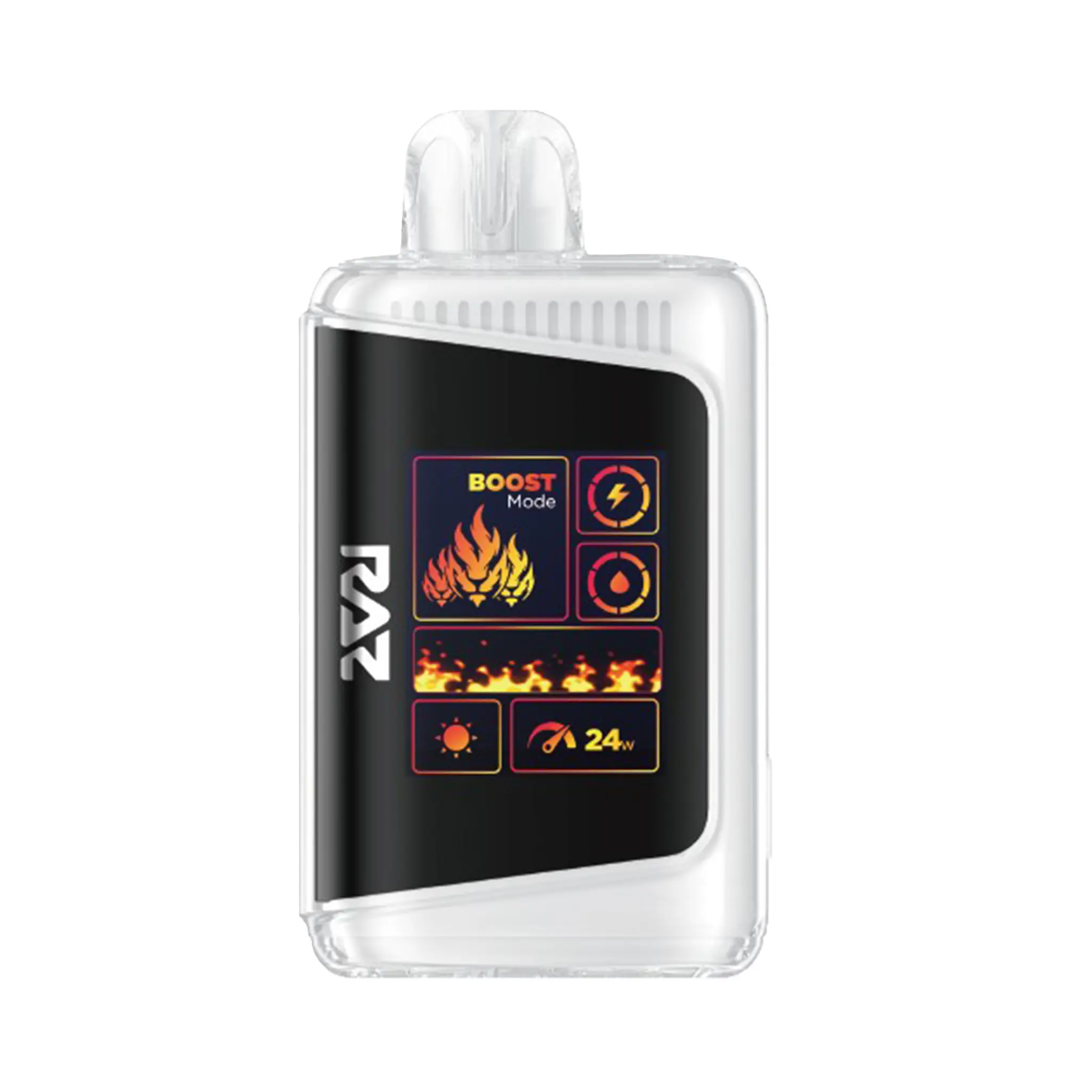 RAZ LTX New York Mint 25K Disposable Vape – 25,000 Puffs, Dual Mesh Coil, 5% Nicotine, Rechargeable E-Cigarette with Turbo Mode & LED Smart Display – Bold & Refreshing Menthol Mint Flavor