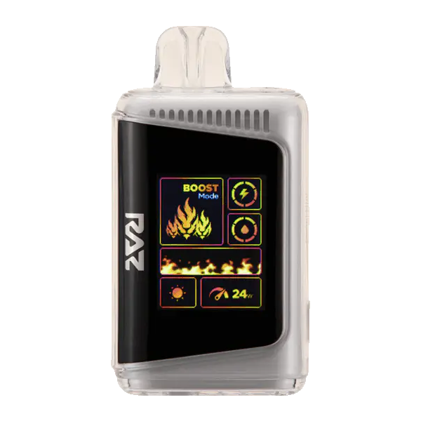 RAZ LTX Miami Mint 25K Disposable Vape – 25,000 Puffs, Dual Mesh Coil, 5% Nicotine, Rechargeable Vape with Turbo Mode & LED Smart Display – Smooth & Refreshing Menthol Mint Flavor